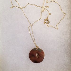 James Michelle 7/8 Inch Coin Necklace